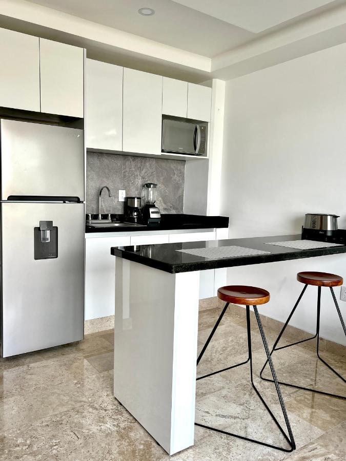 Paradise Apt Steps 5Thav & Beach Плая-дель-Кармен Экстерьер фото